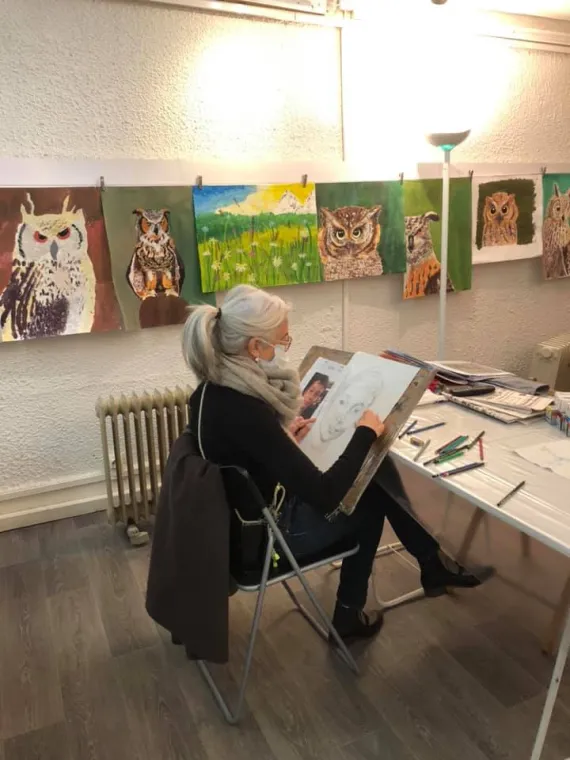 Cours de peinture à l'aquarelle pour adultes à Lyon 6ème, Lyon 6, Atelier 61