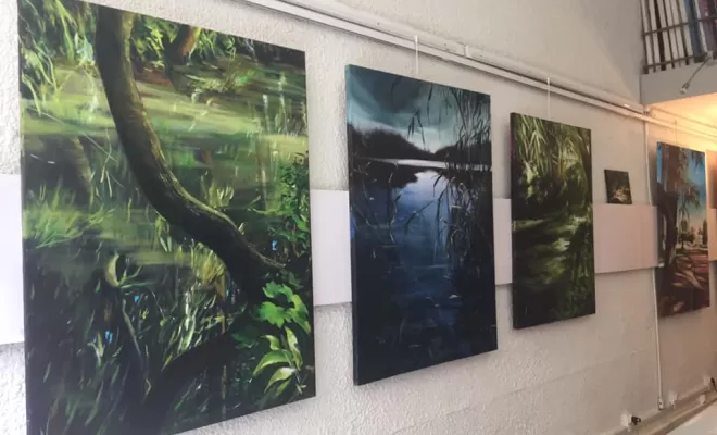 Exposition de peinture, Lyon 6, Atelier 61